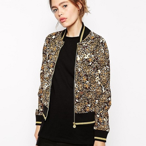 puma leopard print jacket